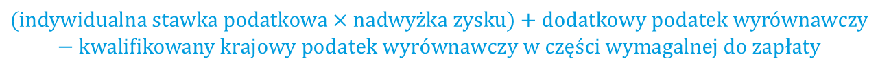 Wzór na jurysdykcyjny globalny podatek wyrównawczy