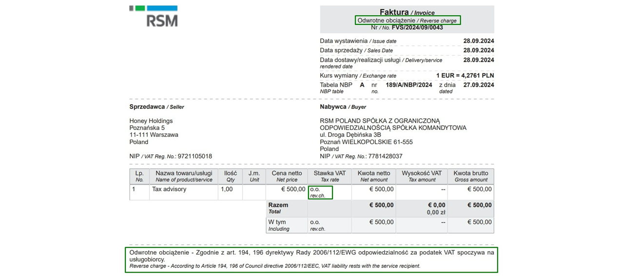 konfiguracja fraz na wydrukach PLP Oracle Netsuite