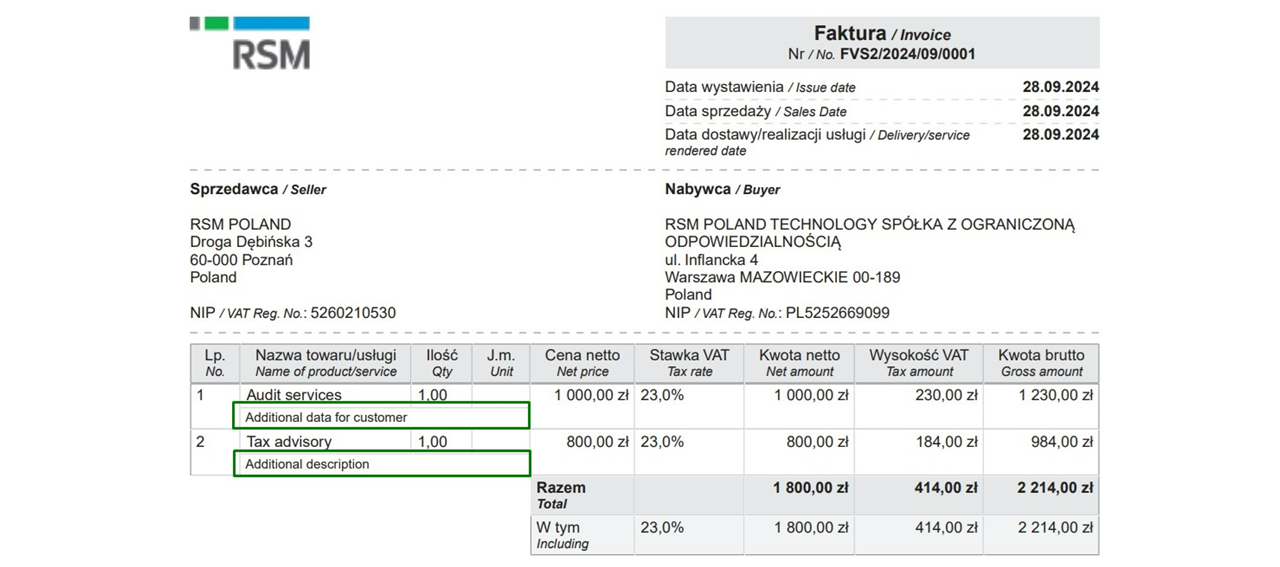 pola PLP Description Line oracle netsuite